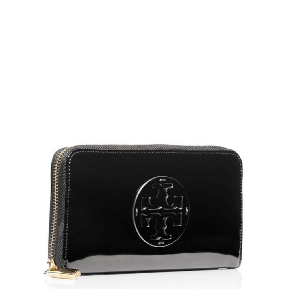 Tory Burch Patent Leather Continental Wallet